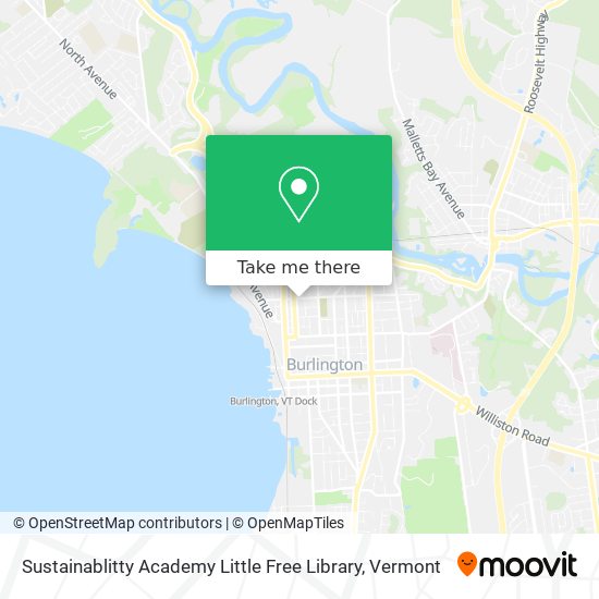 Mapa de Sustainablitty Academy Little Free Library