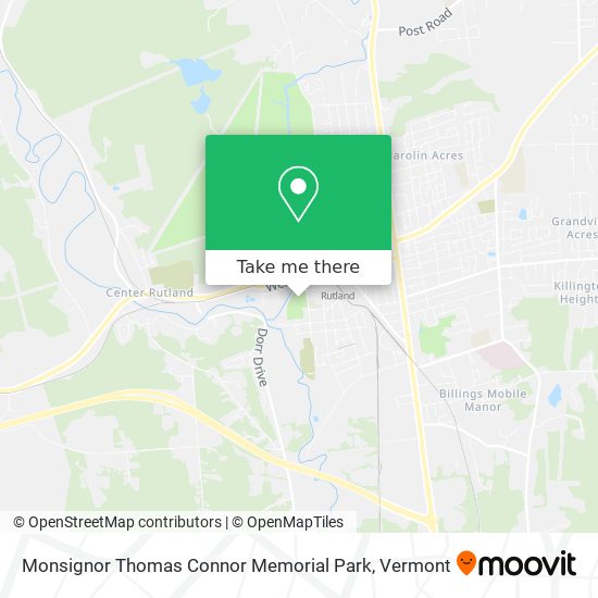 Monsignor Thomas Connor Memorial Park map