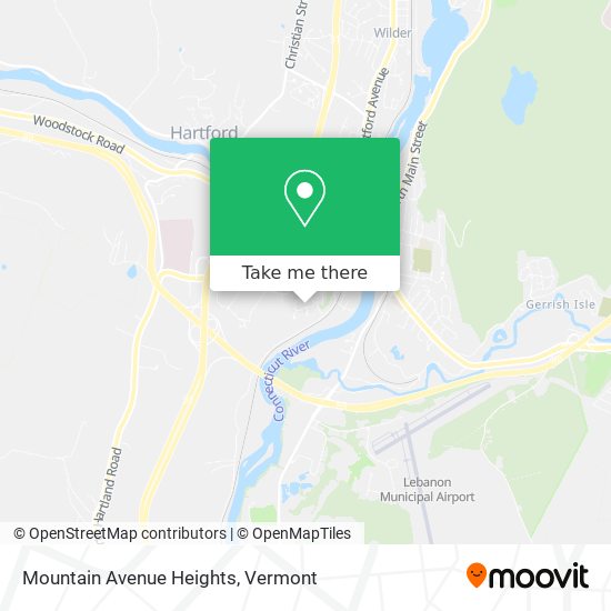Mountain Avenue Heights map