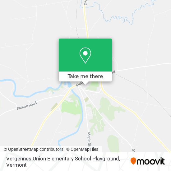 Vergennes Union Elementary School Playground map