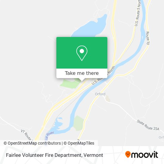 Mapa de Fairlee Volunteer Fire Department