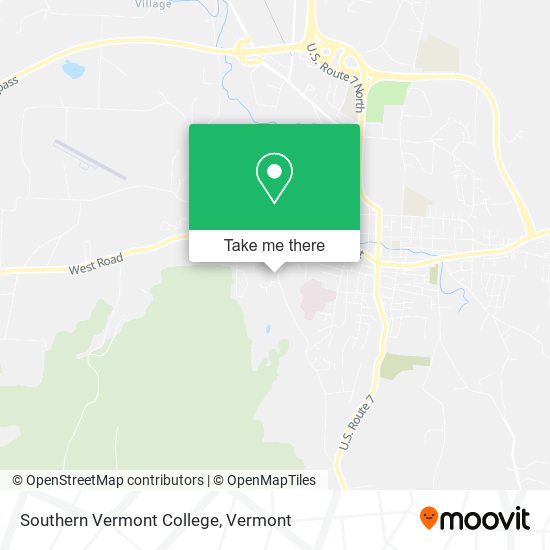 Mapa de Southern Vermont College