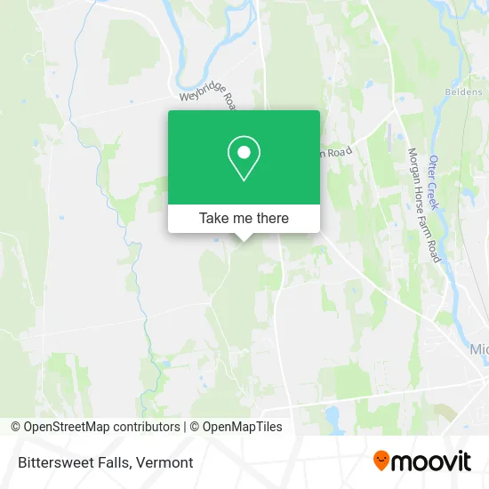 Bittersweet Falls map