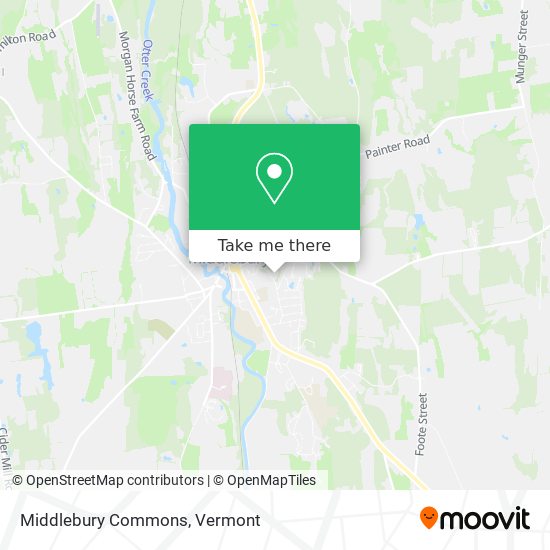 Mapa de Middlebury Commons