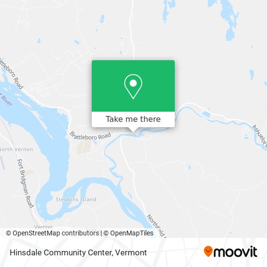 Hinsdale Community Center map