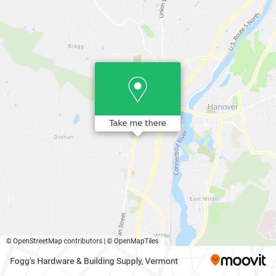 Fogg's Hardware & Building Supply map