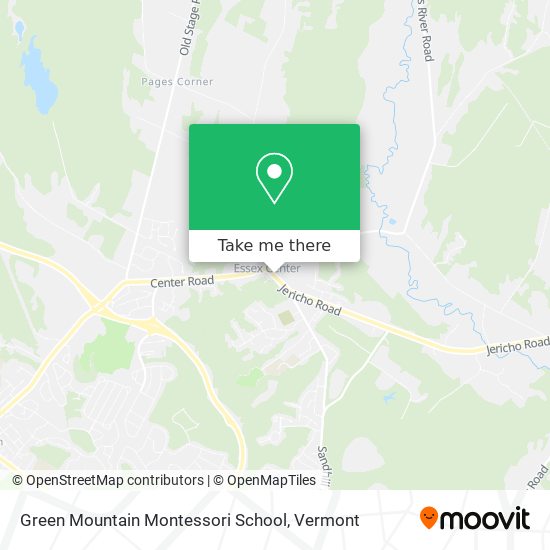 Green Mountain Montessori School map