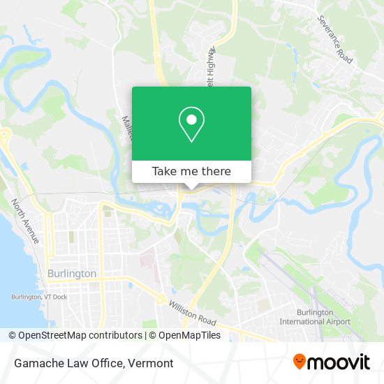 Gamache Law Office map