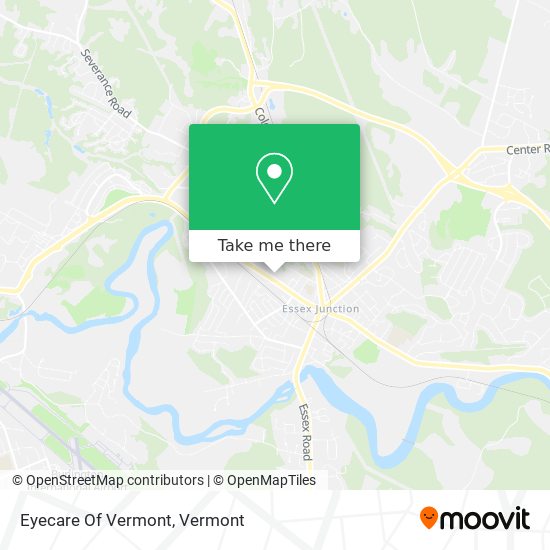 Eyecare Of Vermont map