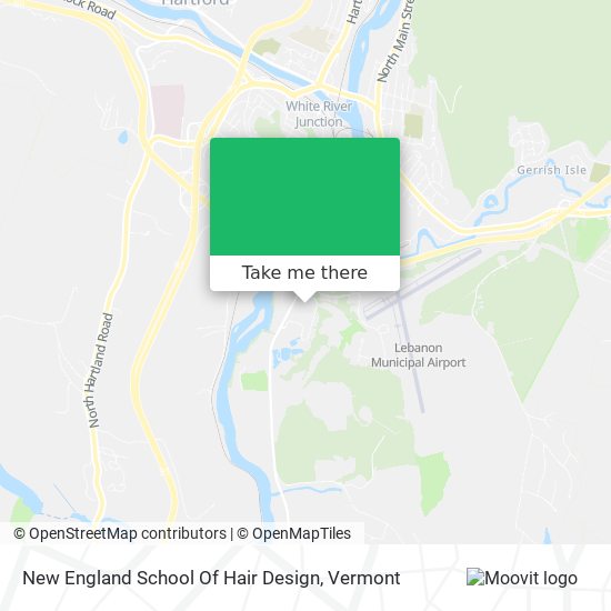 Mapa de New England School Of Hair Design