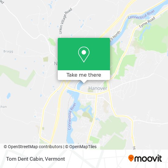 Mapa de Tom Dent Cabin