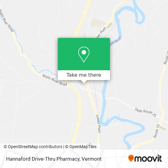 Hannaford Drive-Thru Pharmacy map