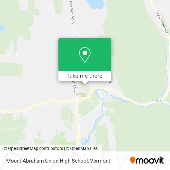 Mapa de Mount Abraham Union High School