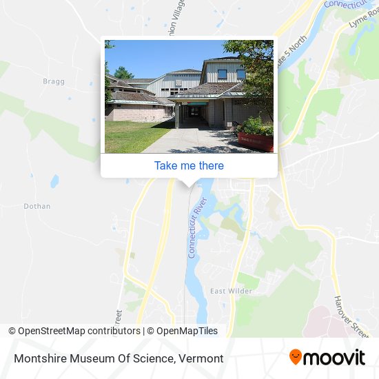 Mapa de Montshire Museum Of Science