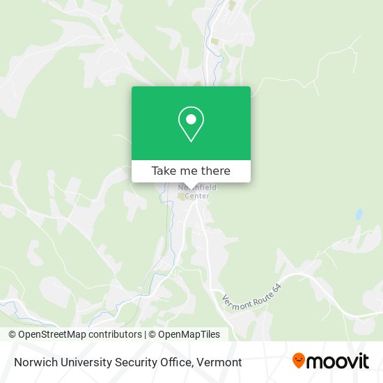 Mapa de Norwich University Security Office