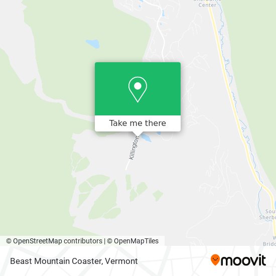Mapa de Beast Mountain Coaster