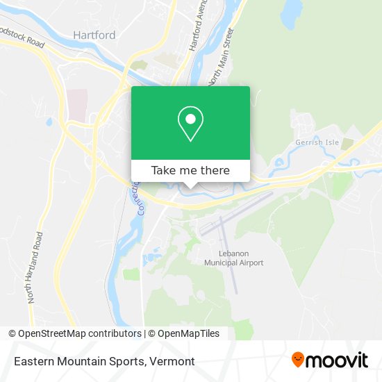 Eastern Mountain Sports map