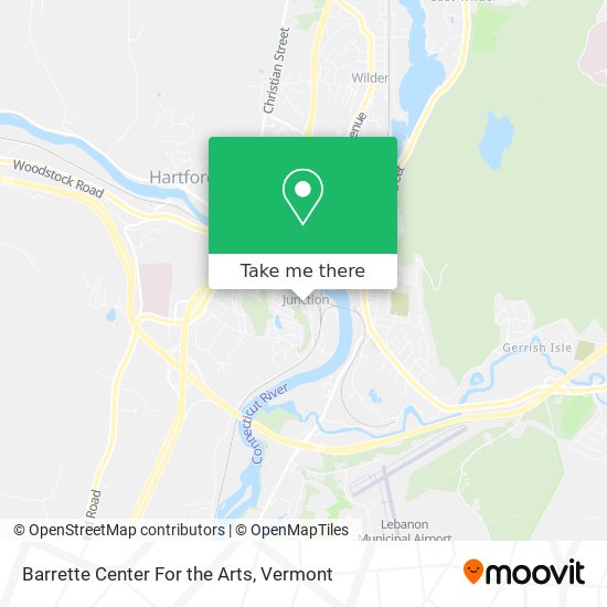Barrette Center For the Arts map