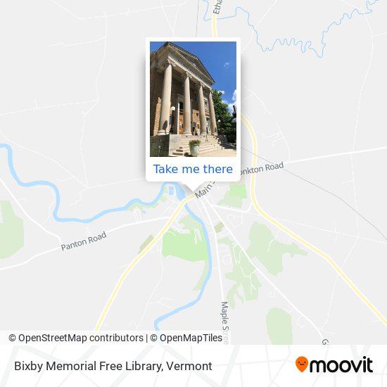 Bixby Memorial Free Library map