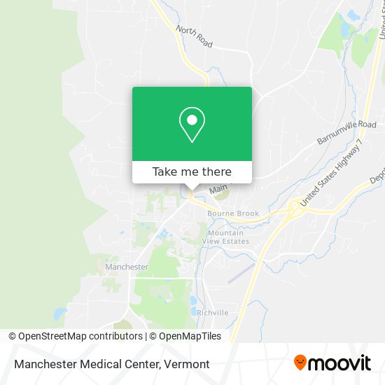 Manchester Medical Center map
