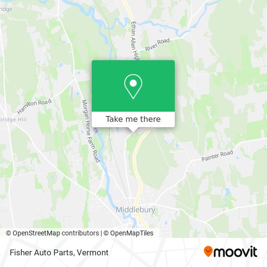 Fisher Auto Parts map