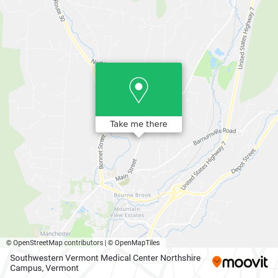 Southwestern Vermont Medical Center Northshire Campus map