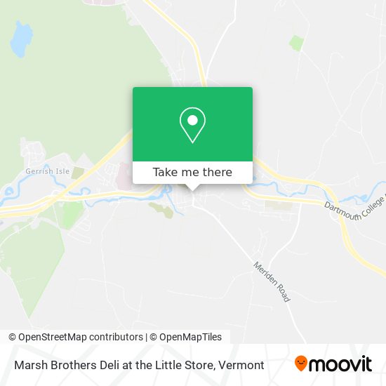 Marsh Brothers Deli at the Little Store map