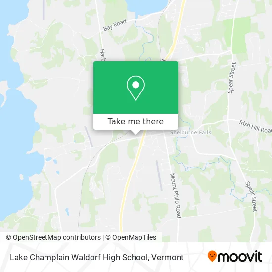 Lake Champlain Waldorf High School map