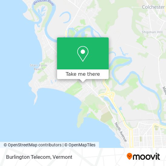 Burlington Telecom map