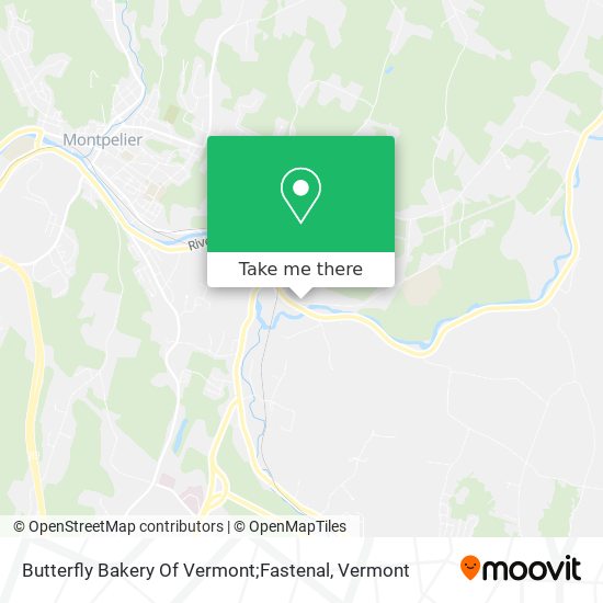 Butterfly Bakery Of Vermont;Fastenal map