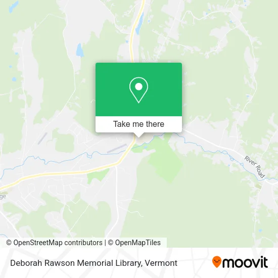 Deborah Rawson Memorial Library map
