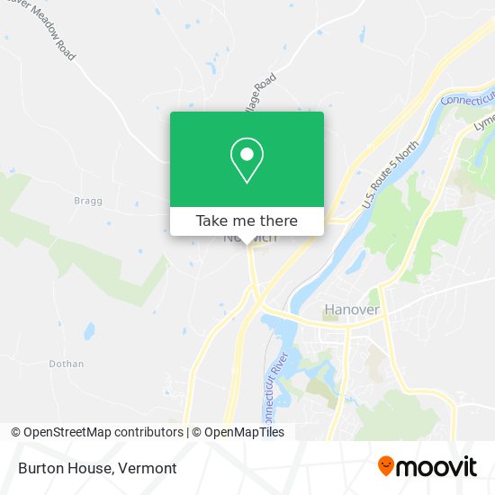 Burton House map