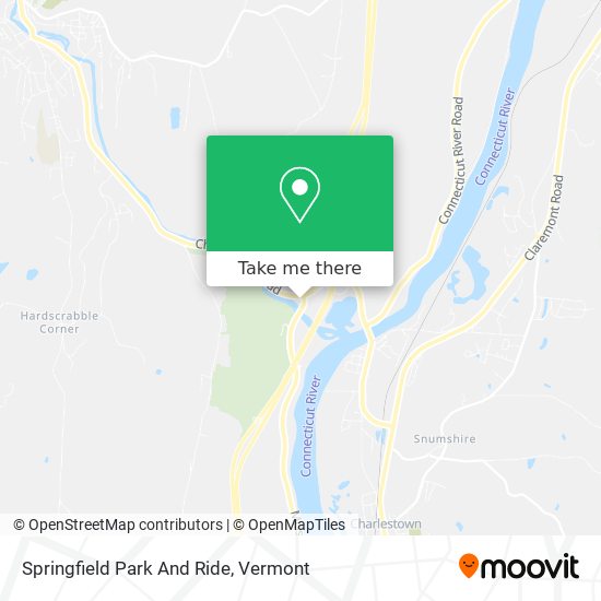 Springfield Park And Ride map