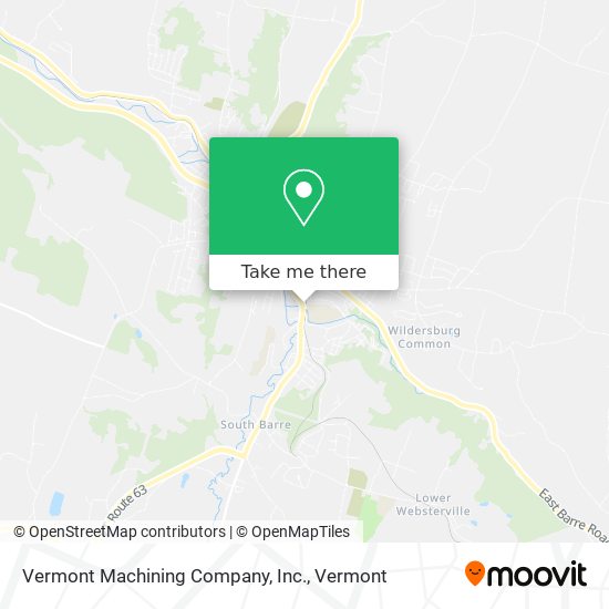 Mapa de Vermont Machining Company, Inc.