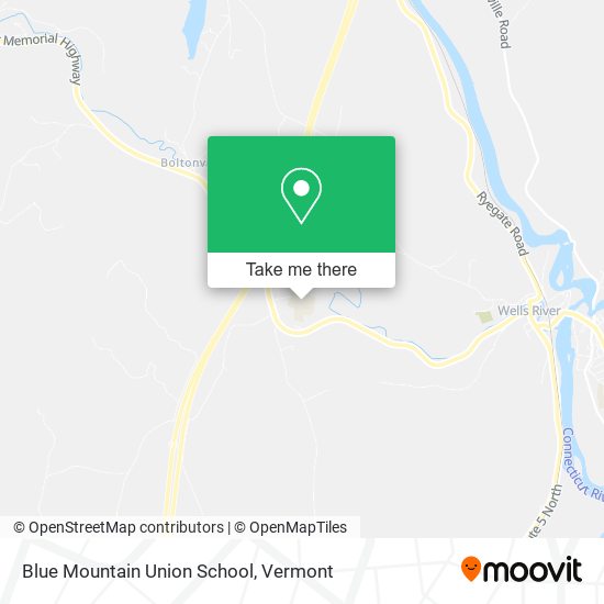 Mapa de Blue Mountain Union School