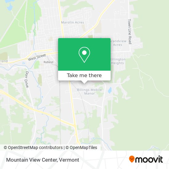 Mapa de Mountain View Center