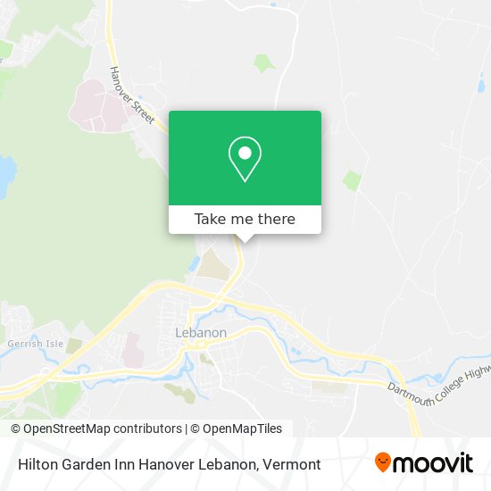 Mapa de Hilton Garden Inn Hanover Lebanon