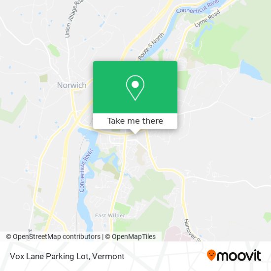 Vox Lane Parking Lot map