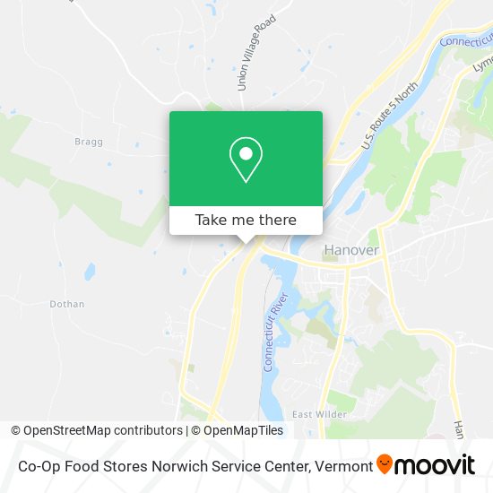 Co-Op Food Stores Norwich Service Center map