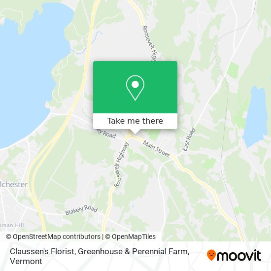 Claussen's Florist, Greenhouse & Perennial Farm map