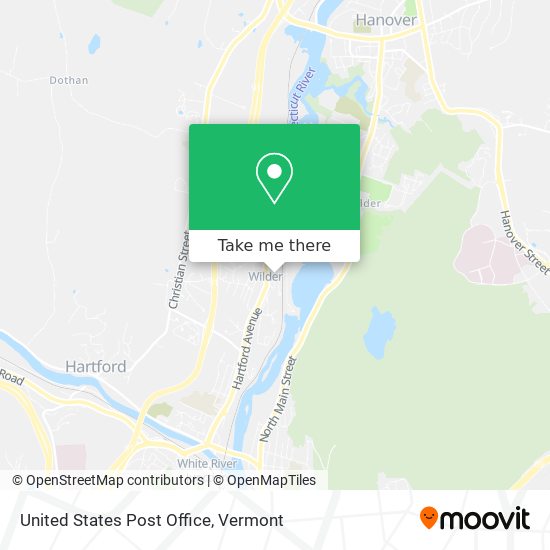 United States Post Office map
