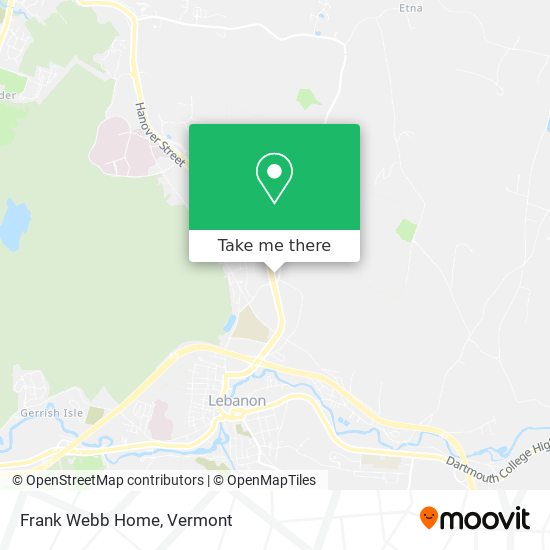 Frank Webb Home map