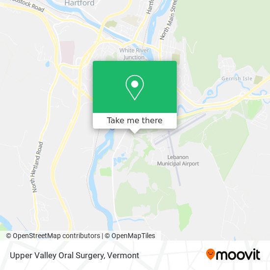 Upper Valley Oral Surgery map