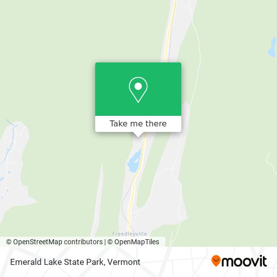 Emerald Lake State Park map