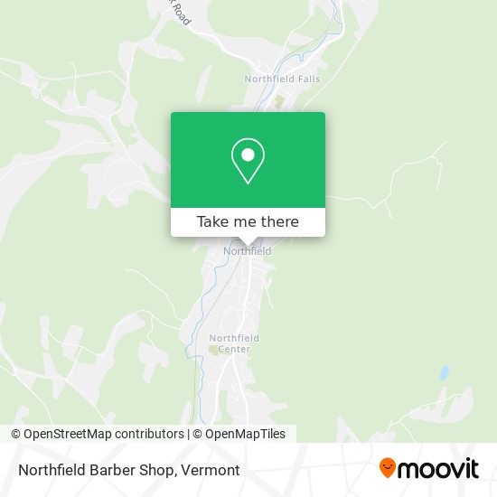 Mapa de Northfield Barber Shop