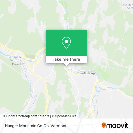 Hunger Mountain Co-Op map