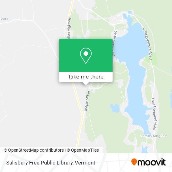 Salisbury Free Public Library map