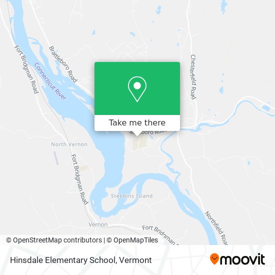 Hinsdale Elementary School map