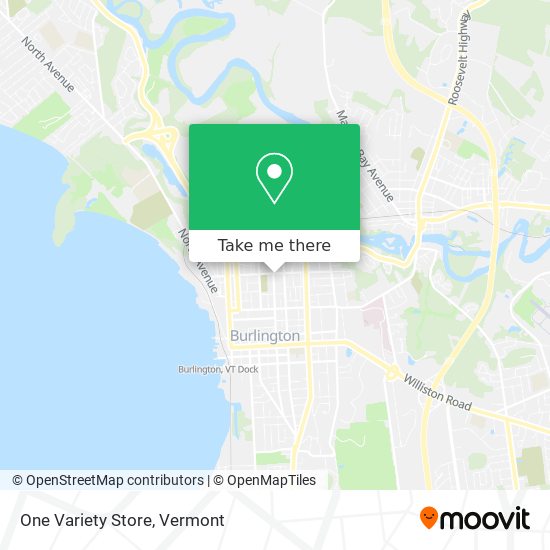 One Variety Store map
