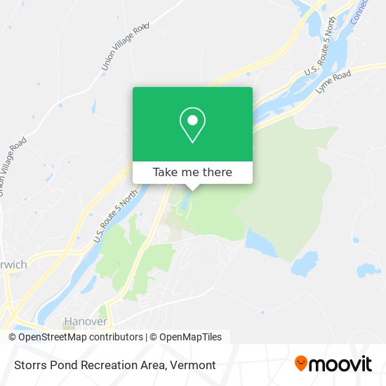 Mapa de Storrs Pond Recreation Area